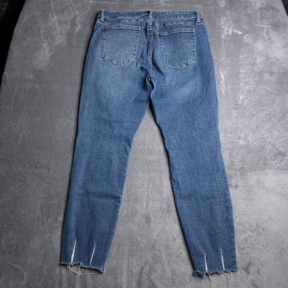 Pistola Womens Distressed Skinny Jeans 31 Medium Wash Mid Rise Holes Stretch - Picture 4 of 9